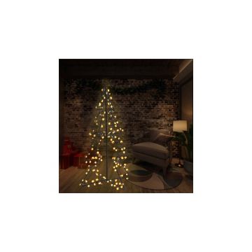 Brad Craciun conic, 78x120 cm, 160 LED-uri, interior & exterior