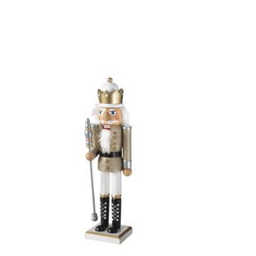 Decoratiune, Nutcracker Gold, Brandani, 10x8x38 cm, lemn acacia/sticla Decoratiune, Nutcracker Gold, Brandani, 10x8x38 cm, lemn acacia/sticla